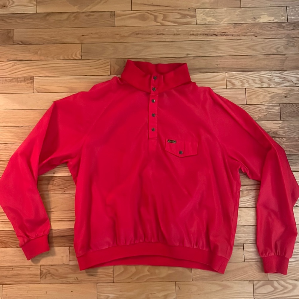 Eddie Bauer 1/4 Button Up Wind shirt.